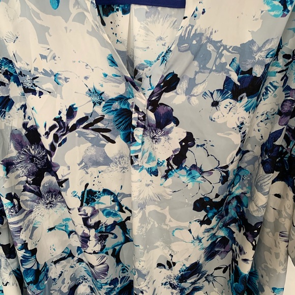 🔥30%OFF🔥EUC DALIA COLLECTION FLORAL BLOUSE 2X - Picture 5 of 8